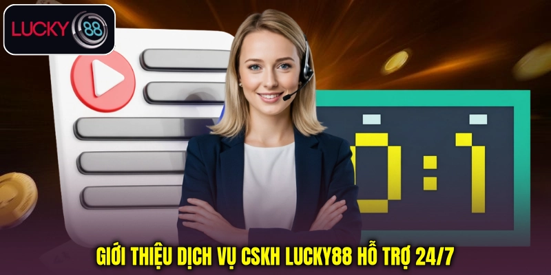 Giới thiệu dịch vụ CSKH Lucky88 hỗ trợ 24/7