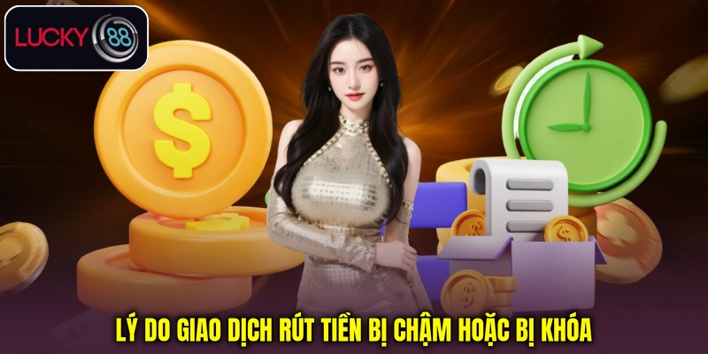Lý do giao dịch rút tiền bị chậm hoặc bị khóa