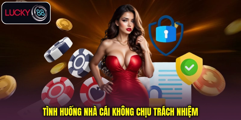 Tình huống nhà cái không chịu trách nhiệm